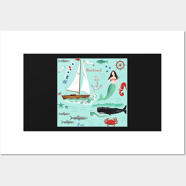 Sail Away Wall Art by Ruby Ritz